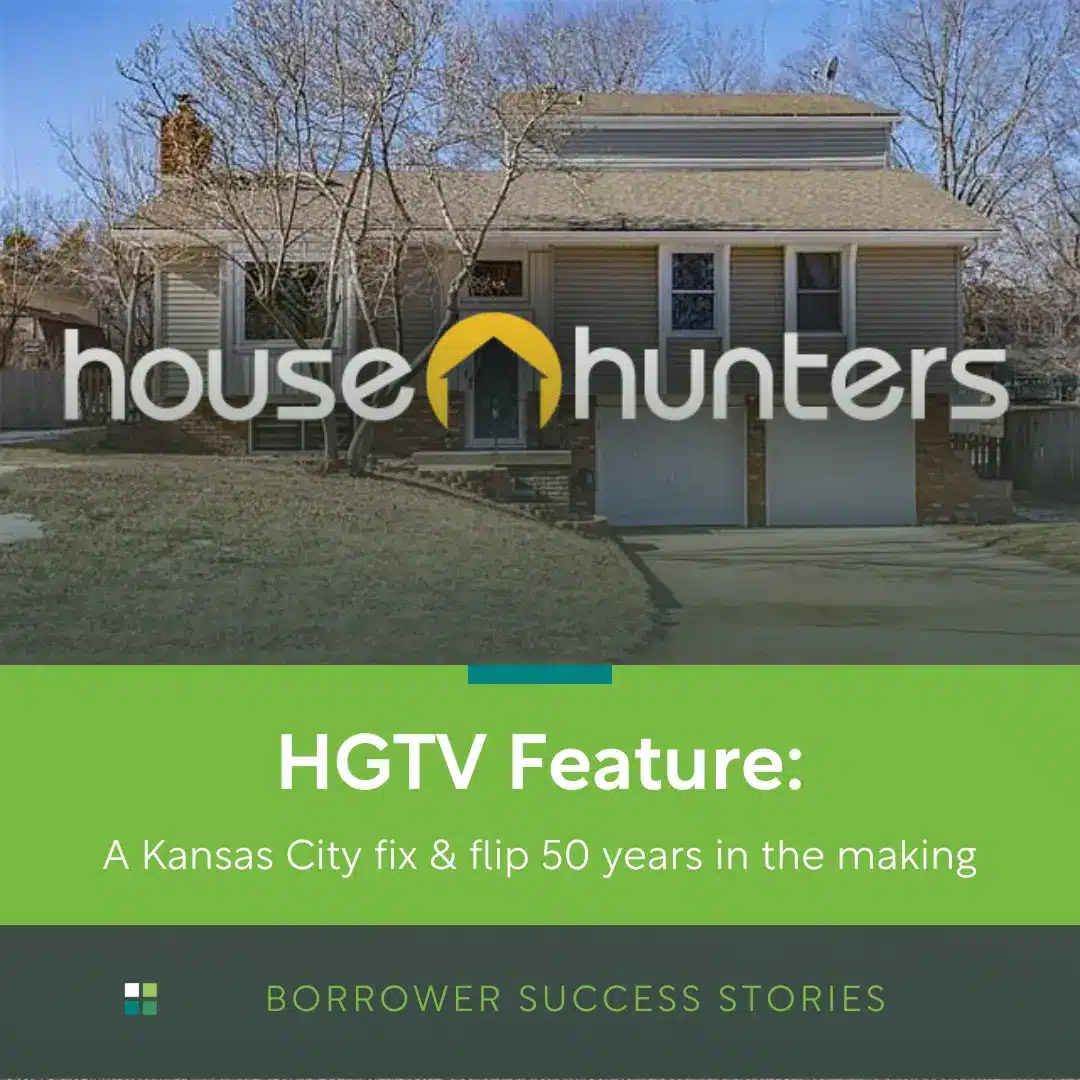 Rehabbbed split level home in Kansas City was featured on HGTV House Hunters